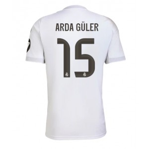 Fotbalové Dres Real Madrid Arda Guler #15 Domácí Oblečení 2025-26 Krátký Rukáv